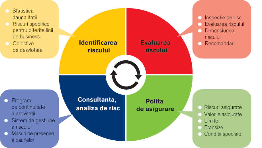 Diagram práce risk manažera RENOMIA