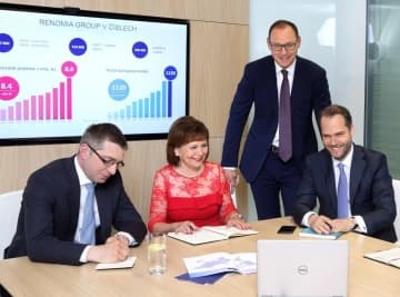 Odborná akce RENOMIA, vlevo Ivo Matuška, ředitel pobočky PRAHA